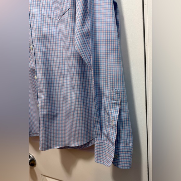 UNTICKit Men's Long Sleeve Wrinkle Free Plaid Button Down‎ Size Large - Picture 2 of 7